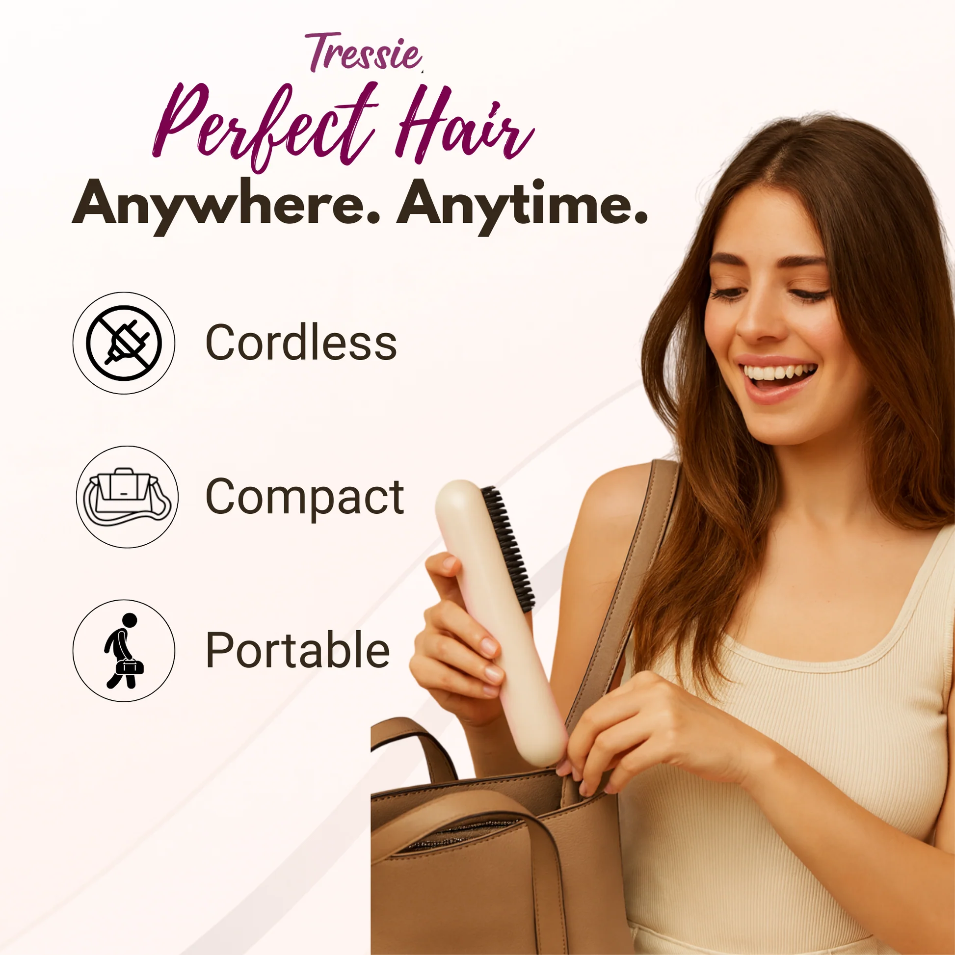 TRESSIE - CORDLESS HAIR STRAIGHTENER