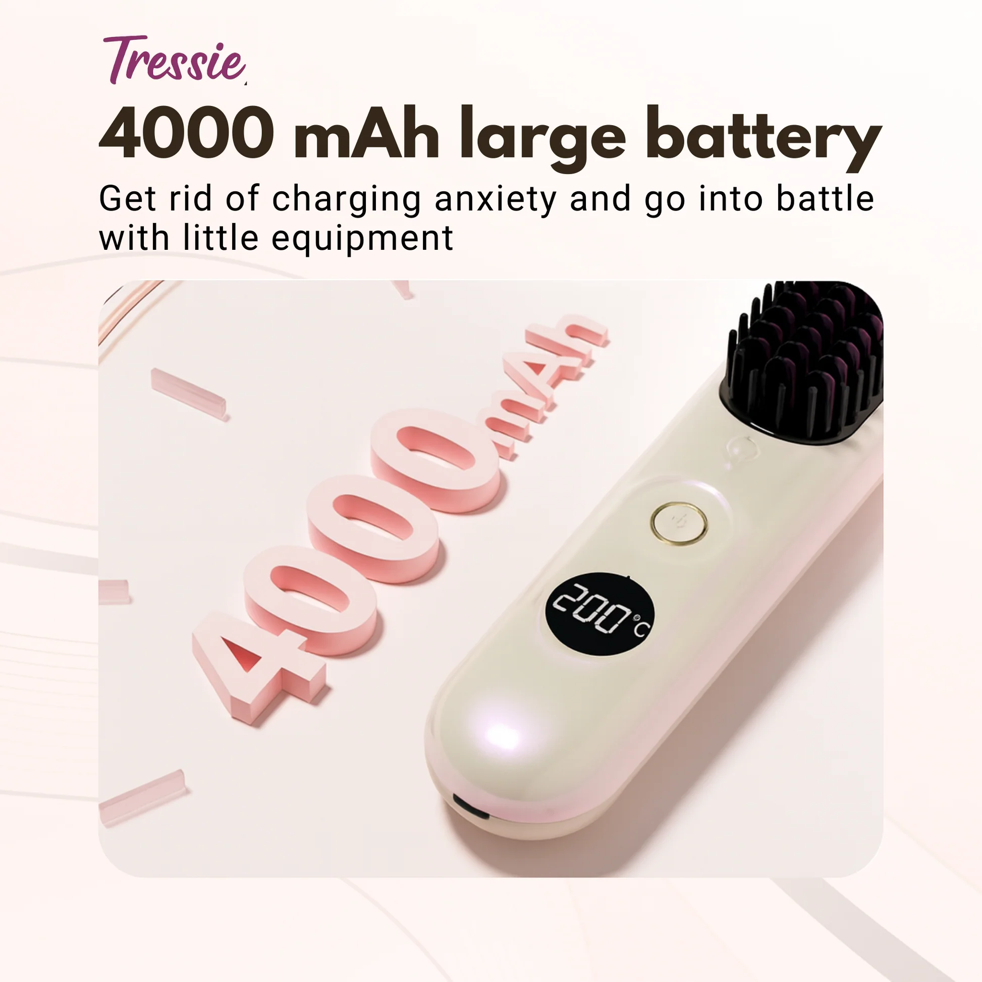 TRESSIE - CORDLESS HAIR STRAIGHTENER